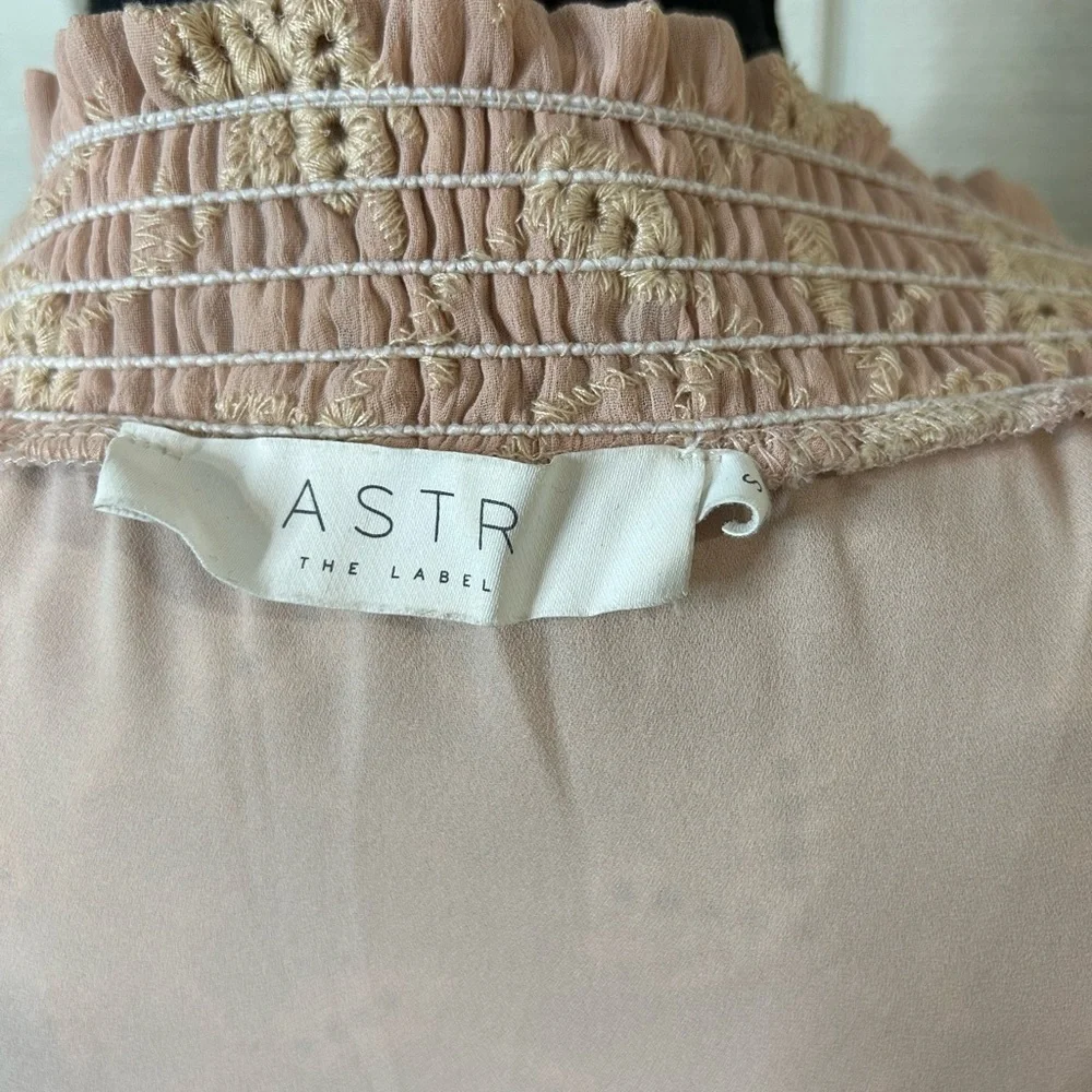 Astr label embroidered